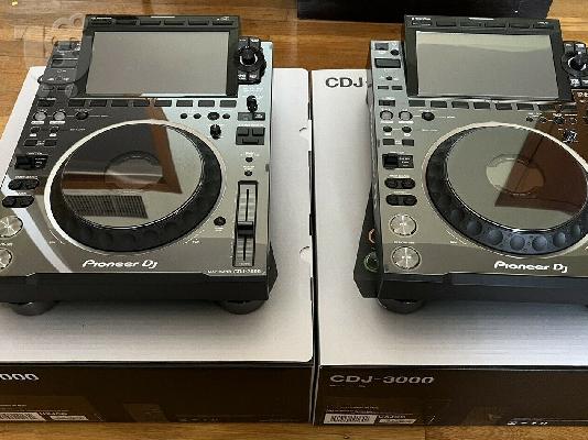 PoulaTo: Pioneer CDJ-3000, Pioneer CDJ 2000NXS2, Pioneer DJM 900NXS2 DJ Mixer , Pioneer DJM-V10 DJ Mixer, Pioneer XDJ XZ, Pioneer DJ XDJ-RX3, Pioneer DJ DDJ-REV7 DJ Controller